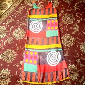 Patterned Maxi Dress, size S